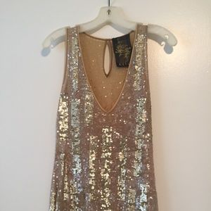 Handmade sequint top